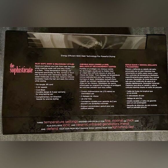 Sultra Powerful ceramic Dryer Styling 1600 Watts for fine dry normal thick hair - Picture 6 of 8